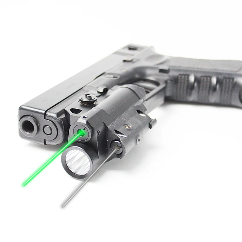 Алюминиевый Компактный ИК и зеленый лазерный прицел Laserspeed с двойным лучом