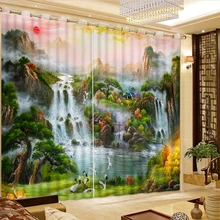 3d Curtains Fairy tale world Living Room Window Modern blackout curtains for the bedroom High-precision Shade 2017 New CL-DLM718