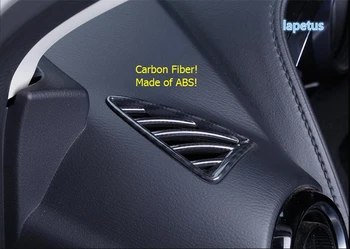 

Lapetus Side Air Condition AC Outlet Vent Decoration Frame Cover Trim Fit For Mazda 2 Demio 2015 - 2019 Matte Carbon Fiber Style