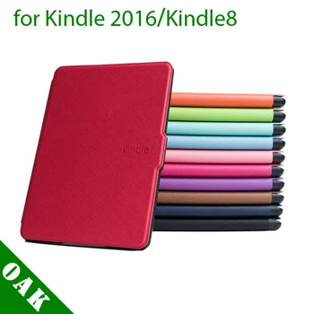 

[Free Shipping] Slim Heat Press PU Leather Protective Case for Amazon Kindle 2016/Kindle8/K8 High Quality