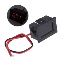 DC 2 Wires 4.5-30V Mini LED Digital Display Voltmeter Volt Voltage Panel Meter DC 2 Wires 4.5-30V Mini LED Digital Display Voltmeter Volt Voltage Panel Meter