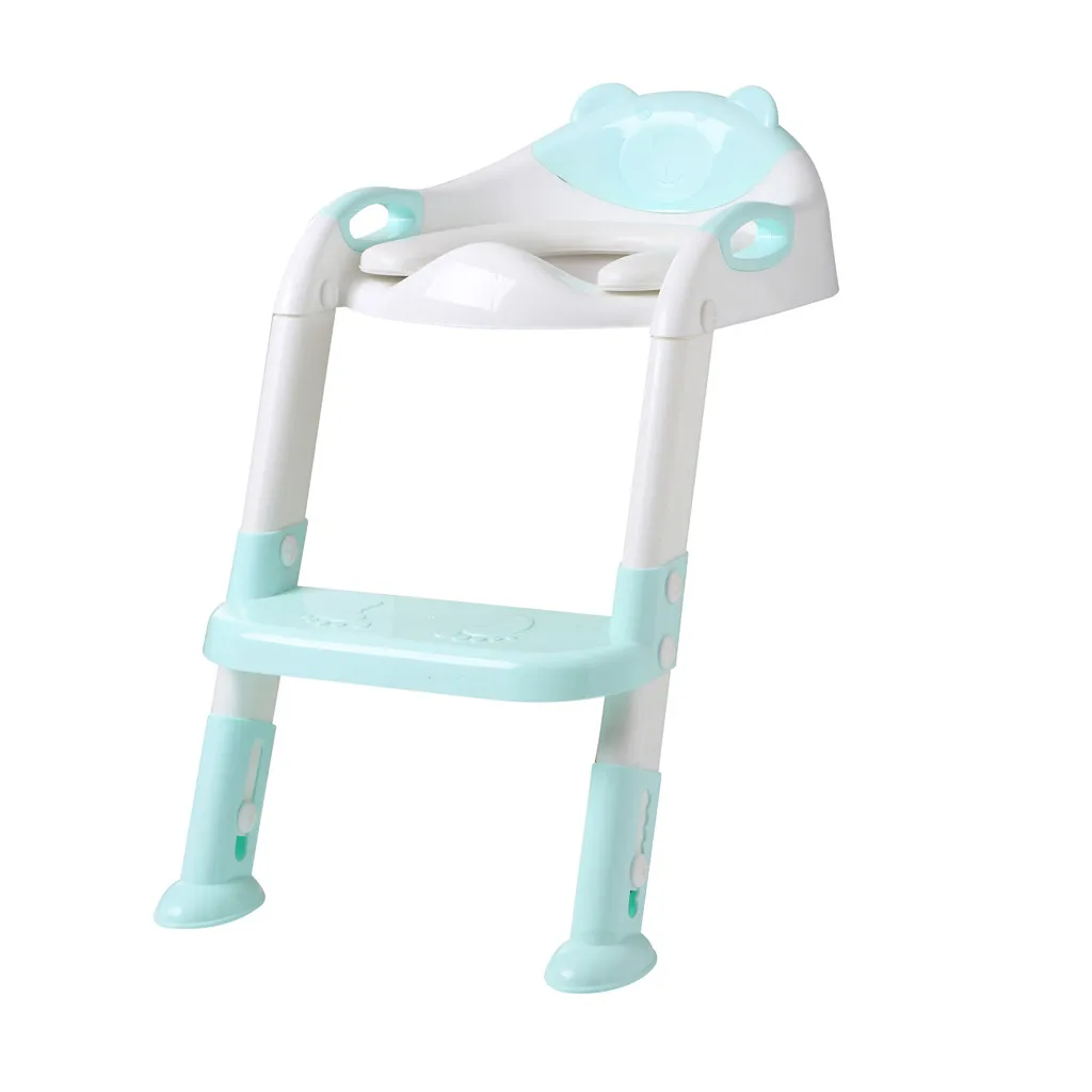 Baby Child Potty Toilet Trainer Seat Step Stool Ladder Adjustable Training Chair Kids Toilet Folding Seats Child Toilet Seat