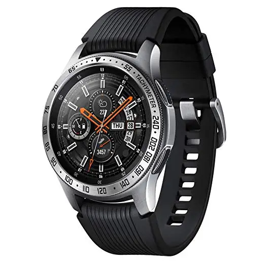 Новая замена Смарт часы Аксессуары для samsung Galaxy Watch 42 мм/46 мм кольцо клейкая крышка против царапин металла