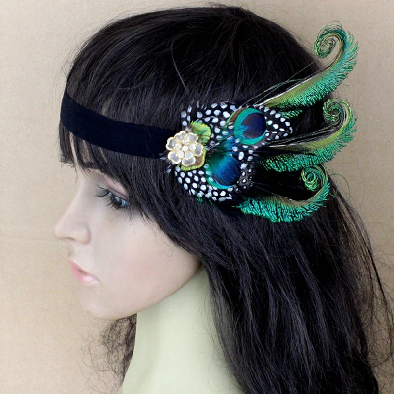 Fashion Feather Headband Fancy Dress Costume Party Hair Band Christmas