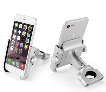 

by DHL or Fedex 50pcs Motorcycle Modified Phone Holder usb charge 360 Horizontal rotation Cool styling MOTOWOLF