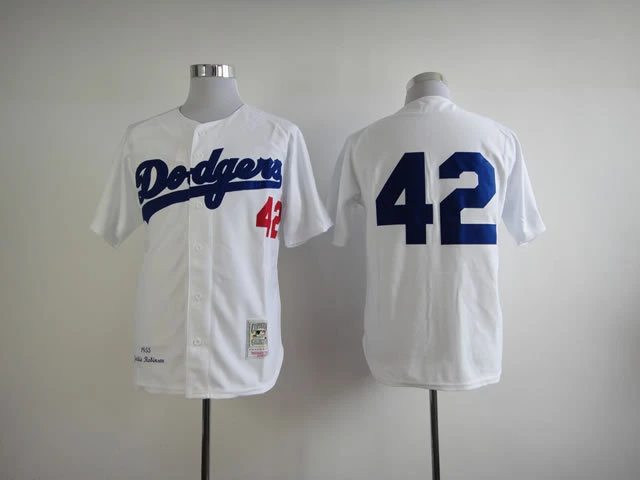 Cool Base #42 jackie robinson brooklyn dodgers jerseys, Los Angeles baseball  grey throwback shirt men's authentic stitched - AliExpress