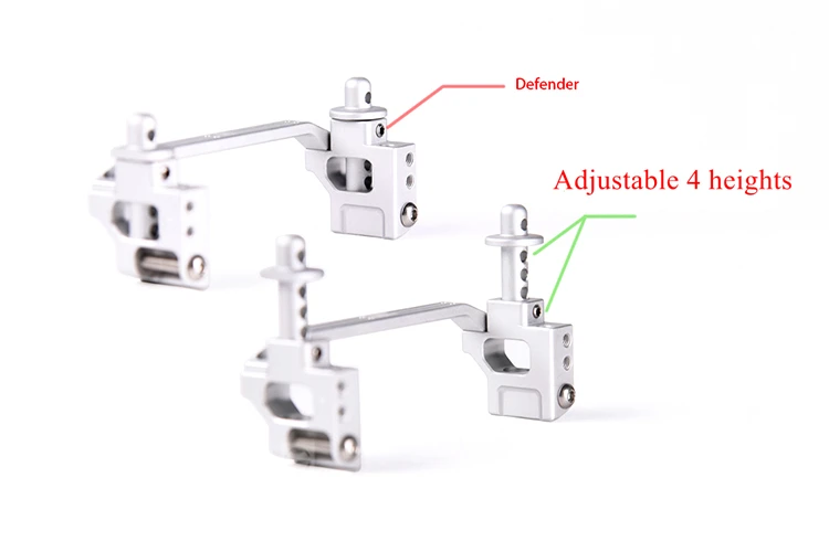 Металлический передний автомобильный корпус, колонка, регулируемая по высоте для 1/10 RC гусеничного автомобиля Traxxas TRX4 Defender Bronco, Тактический Блок#8215