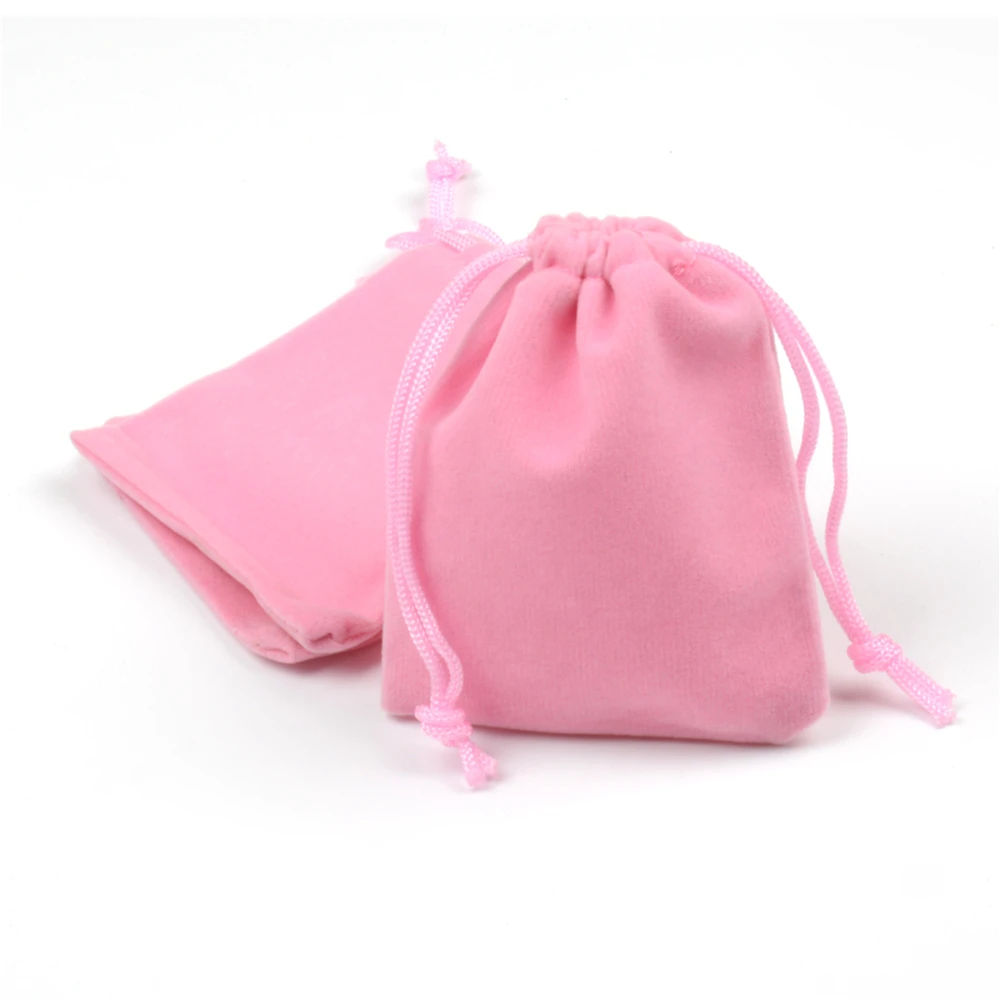 

Маленькие розовые бархатные мешки 7x9 см, 50 шт./лот, подарочная сумочка для свадебных подарков, милая сумочка для ювелирных изделий, Подарочная сумка на шнурке