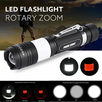 

G700 X800 Tactical Zoomable XML T6 LED Military Flashlight Torch Light Lamp LED Torch Flashlight Latarka Handheld Linterna Lante