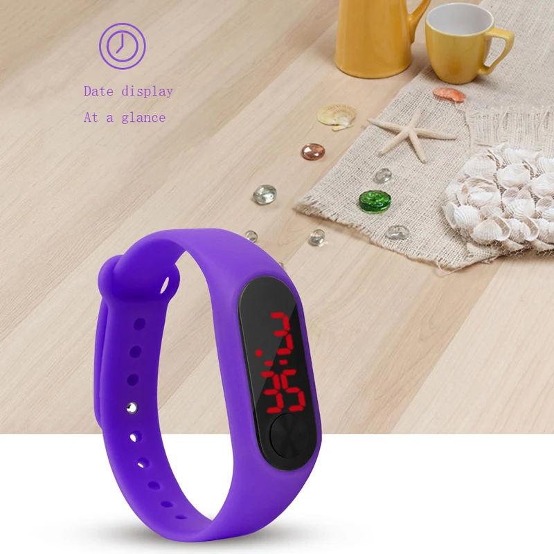 MI Band 2 Kids Watches Women Men LED Bracelet Silicone Digital Sports Clock Children Watch Wristwatch For Boys Girls Reloj Nino 