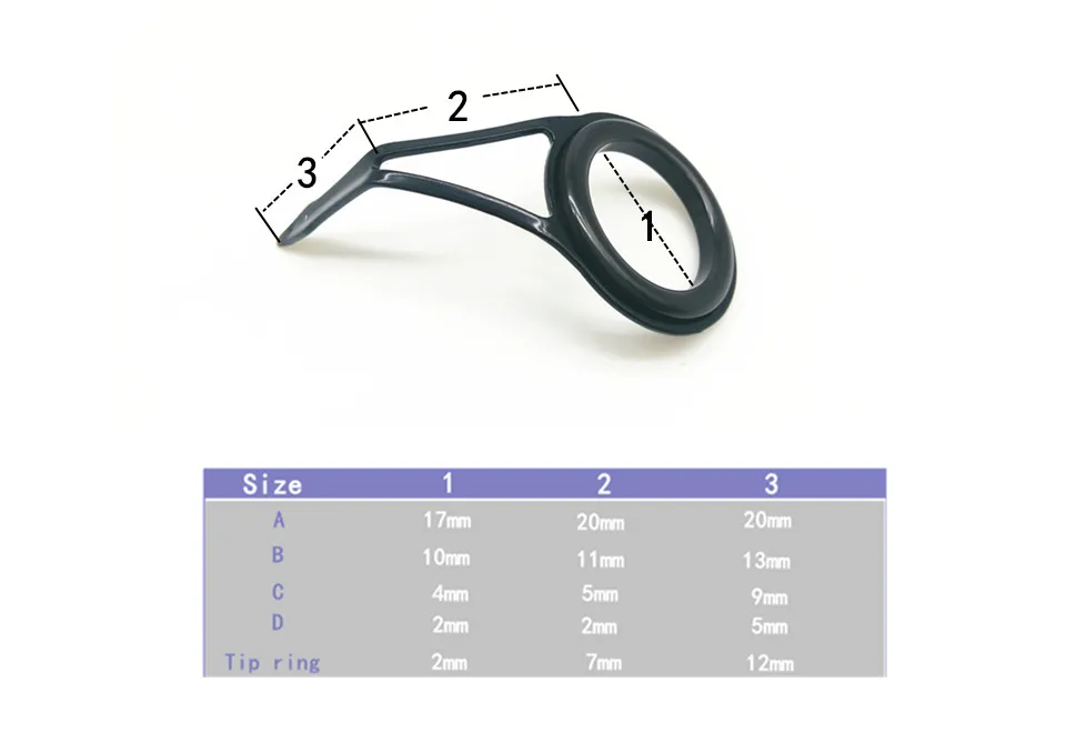 SUNMILE 12 шт. микро-направляющие кольца для рыбалки, керамические стержневые кольца для ремонта, сделай сам, ремонтные кончики стержней для ловли карпа, аксессуары для рыбалки