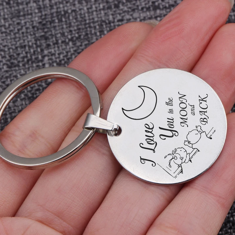 Сумка Charm I Love You To The Moon And Back Couples сувенир память подарок подруге на день рождения 1