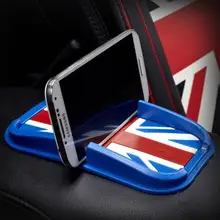 Стайлинга автомобилей силиконовый коврик против скольжения для мобильного телефона MP4 Pad gps приборной панели автомобиля крепление Кронштейн против скольжения gps автомобиль липкий коврик