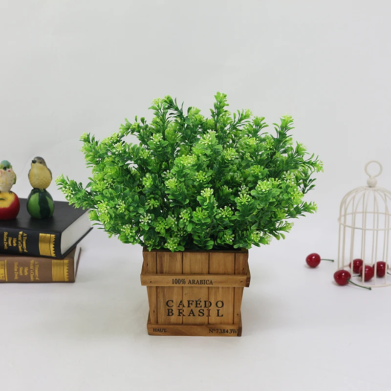 Simulation plastic flower gypsophila flower baby's breath plant artificial grass garden decoration (4)
