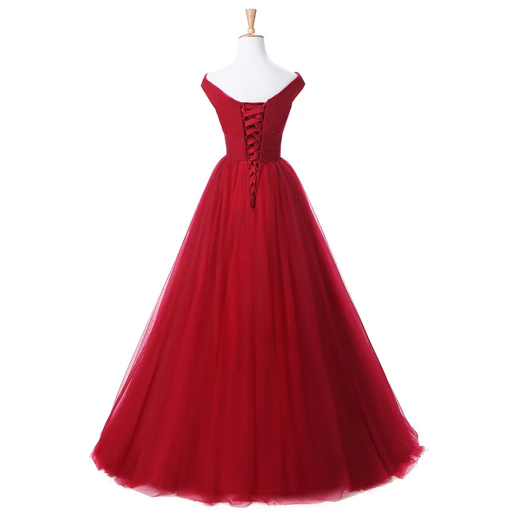 Beauty-Emily Lace Bridesmaid Dresses 2019 Long Vestidos Para Festa Sleeveless Floor-Length Lace up Wedding Party Girl Prom Dress Beauty-Emily Lace Bridesmaid Dresses 2019 Long Vestidos Para Festa Sleeveless Floor-Length Lace up Wedding Party Girl Prom Dress