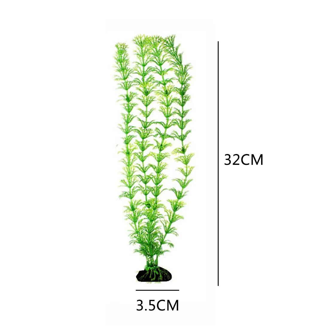 Новый 32 см Искусственный подводные растения искусственные зеленые горшечные растения Трава для аквариума аквариумный Декор