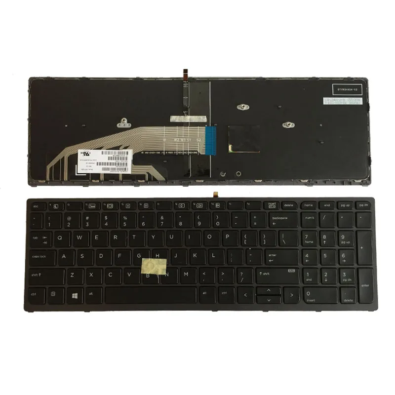 New For Hp Zbook 15 G3 17 G3 Laptop Keyboard Backlit With Pointer