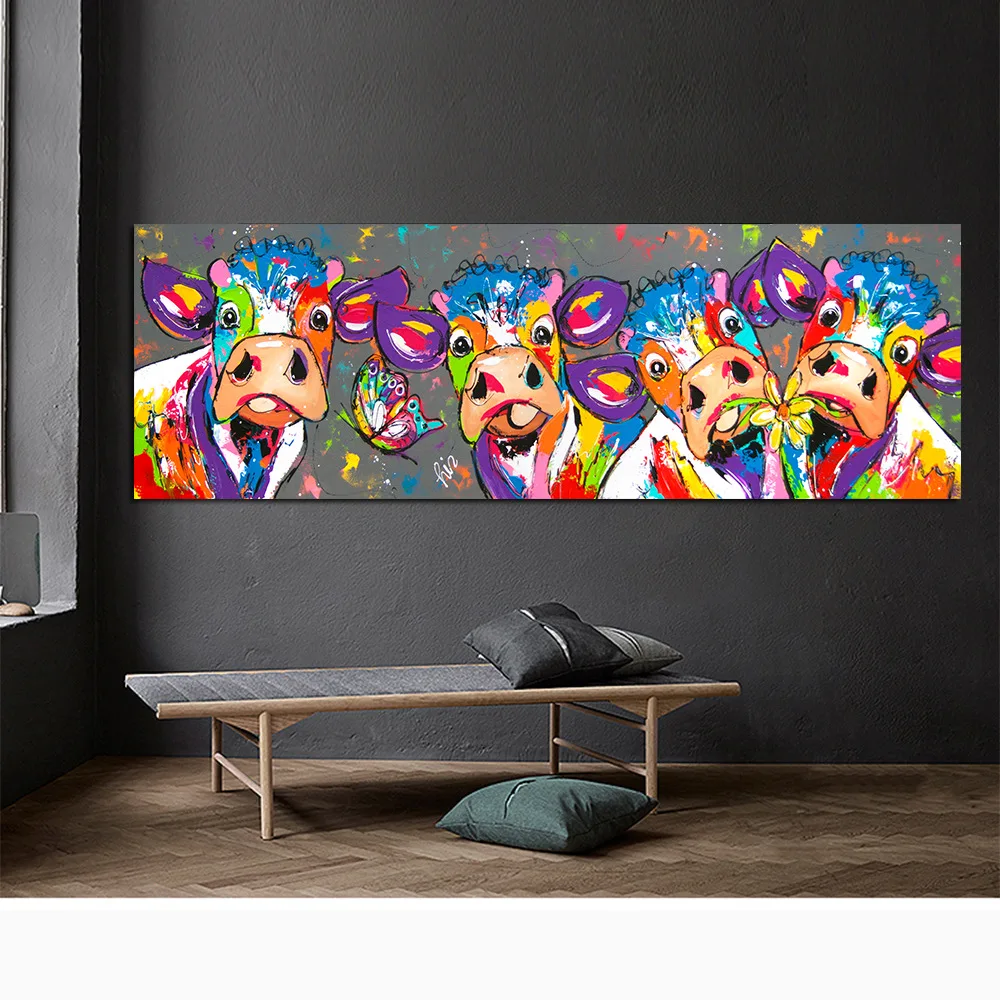 16x48 Inch 동물 Art Canvas Painting No Frame Picture 포스터 인화 소 Painting