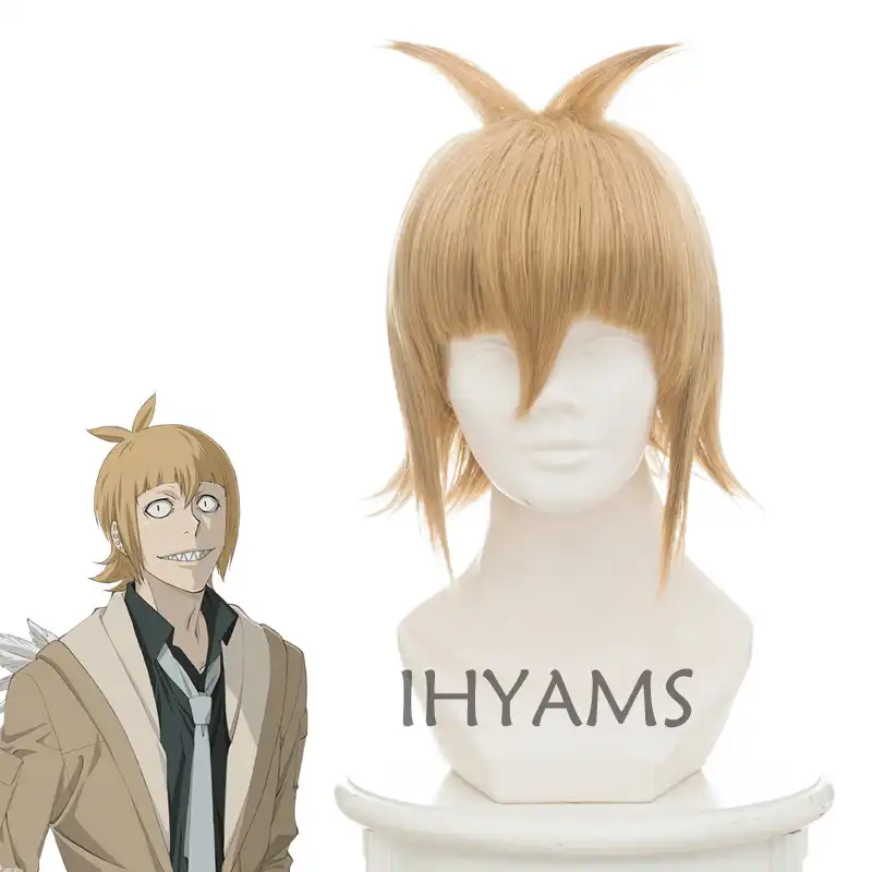 Anime Tokyo Ghoul Re Shirazu Ginshi Short Blonde Cosplay Hair Wig