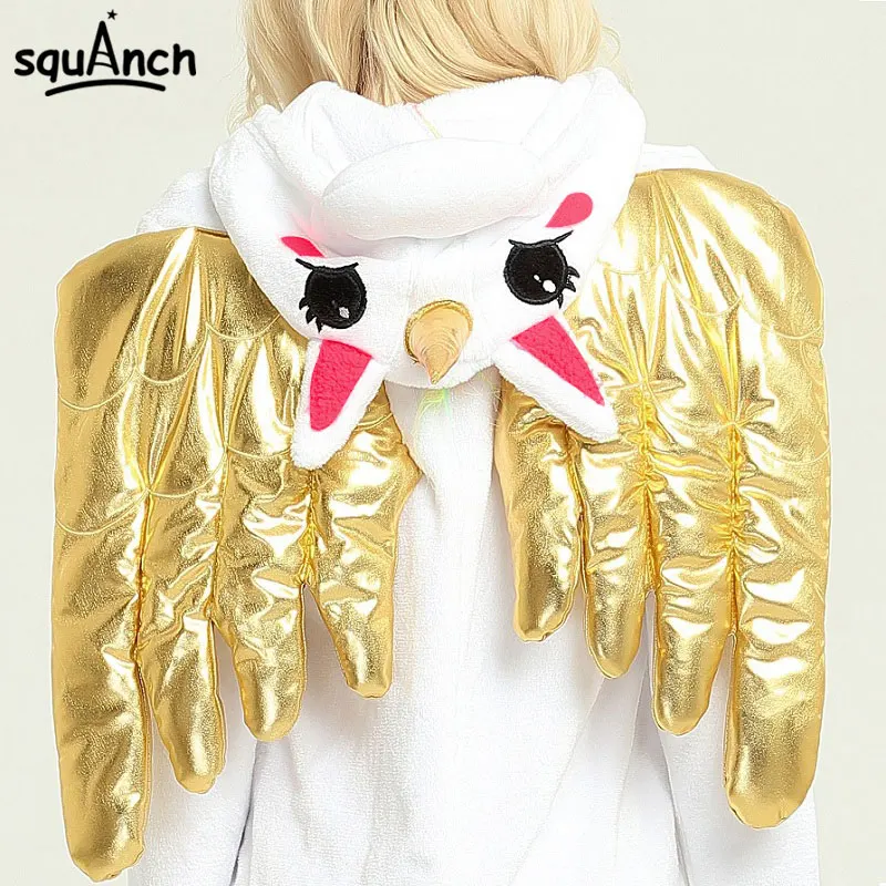 white and gold unicorn onesie