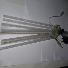 30 см длинный Снег осень метеоритная Светодиодная трубка; 10 мм диаметр; 8 шт./компл.; AC90-260V вход