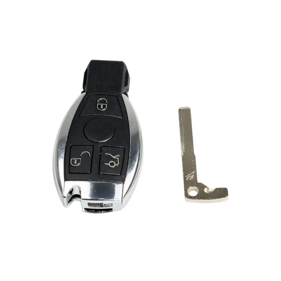 Смарт ключ оболочки 3 кнопки для Mercedes Benz сборка с XHORSE VVDI BE Key pro улучшенная версия