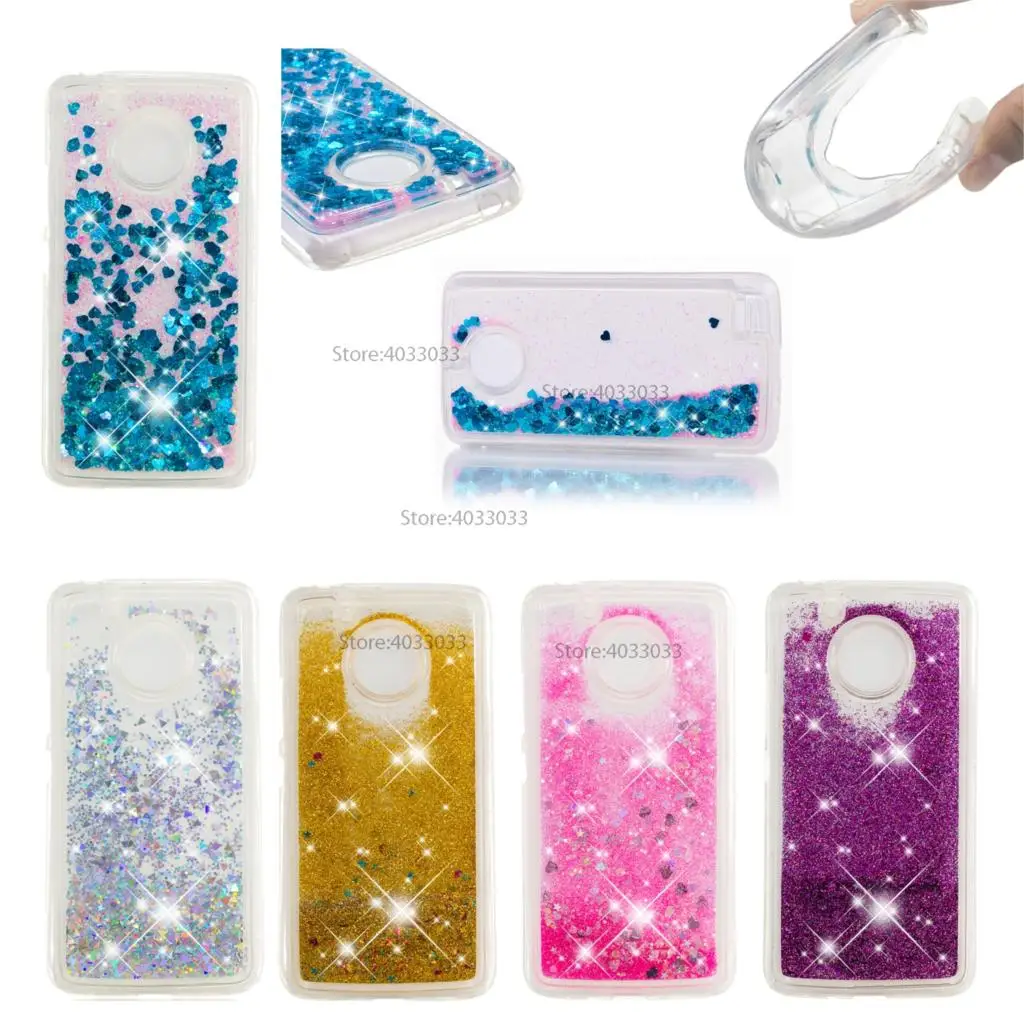 Case for Motorola Moto G5 XT1672 XT1676 Dynamic Flow Liquid Flash Crystal Clear Cover 5th Gen XT1677 XT1670 XT1675 |