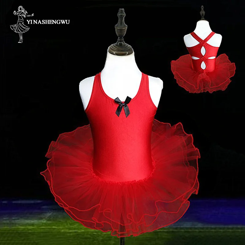 

Ballet Dance Skirt Vest one-piece Ballet Dance Wear Gauze Girls Dance Practice Grading Clothes Performance Costumes Pttiskirt