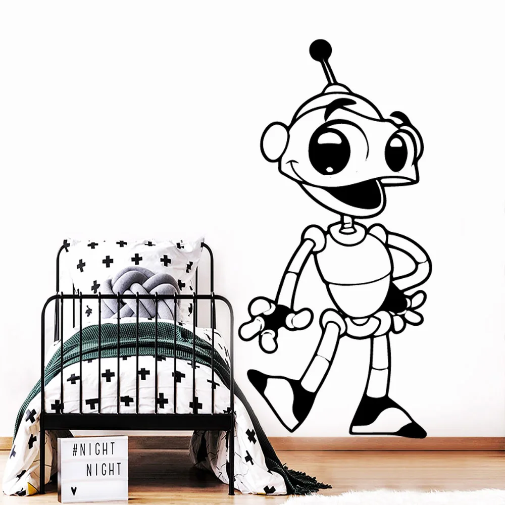 

New robot Wall Art Decal Decoration Fashion Sticker For Living Room Bedroom Wall Decal Home Decor