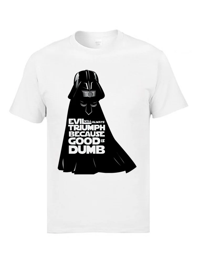 

Star Wars Strength Dark Helmet Darth Vader T Shirts Yoda Iron-man Black Knight Amazing Tshirts Starwars Tee Shirts Cotton Fabric