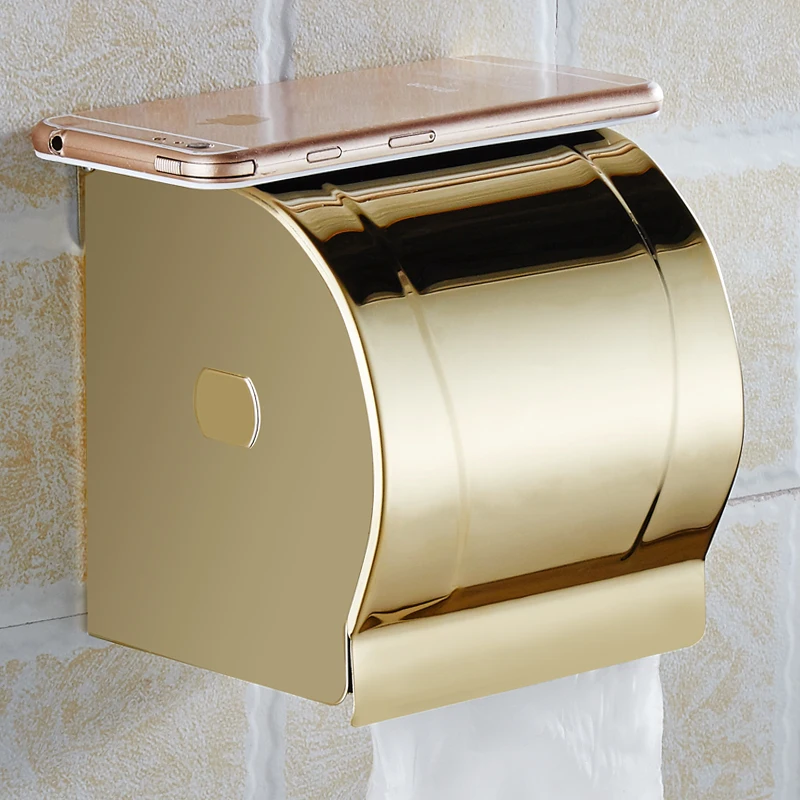 Toilet Paper Holder Cover Waterproof Stainless Steel Toilet Tissue Roll Paper Holder Wall Mounted Paper Towel Holder Decorative Toilet Paper Holder Cover Waterproof Stainless Steel Toilet Tissue Roll Paper Holder Wall Mounted Paper Towel Holder Decorative
