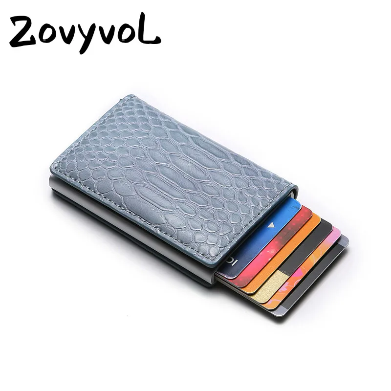 ZOVYVOL Новые Rfid блокирующие ID Кредитные карты Держатели из искусственной кожи
