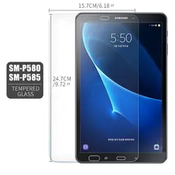 10 шт/партия Защитная пленка для Samsung Galaxy Tab A 10,1 SM-P580 SM-P585 Взрывозащищенная закаленная пленка Защитная крышка для экрана