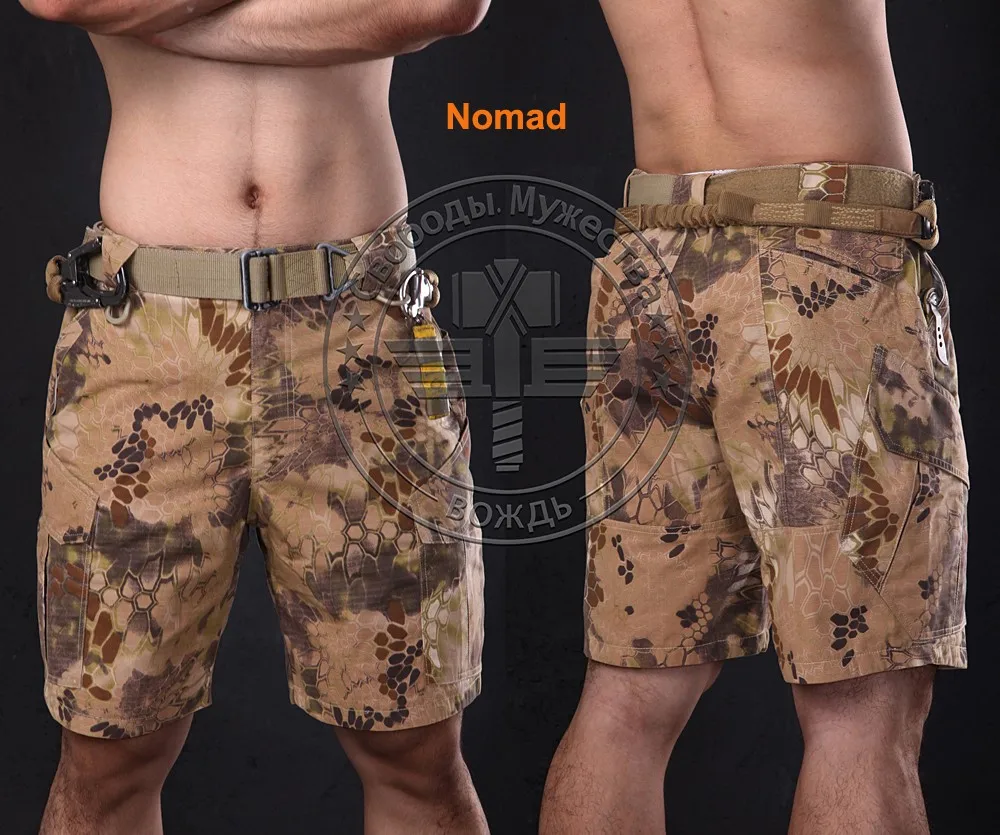 Волк враг бренд Kryptek Кочевник половина, тактические CARGO CAMO Short