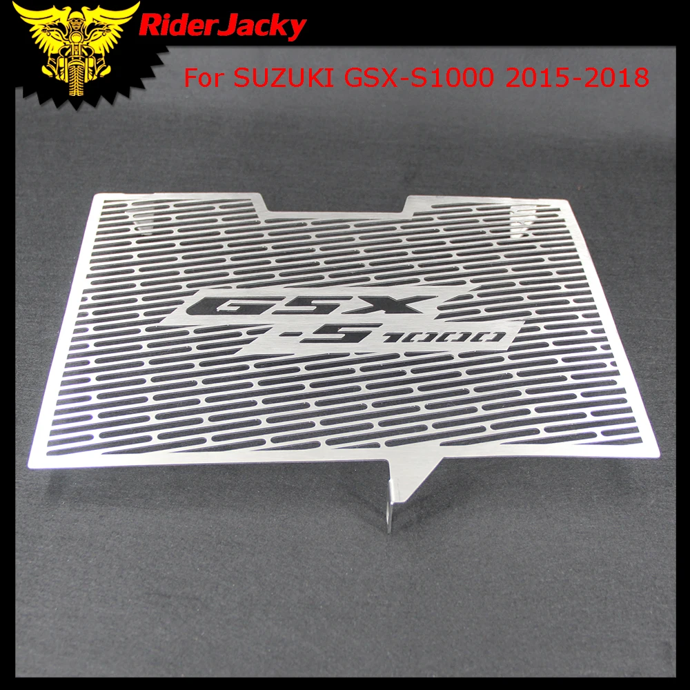 

CNC Motorccycle Stainless Steel Radiator Grille Guard Cover Protector For SUZUKI GSX-S1000 GSX S1000 2015-2018 2016 2017