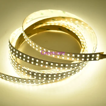 

Double Row 240 leds/m DC24V 19.2W/M SMD 3528 5M LED flexible strip Light 1200leds stripe warm white LED tape Free Shipping