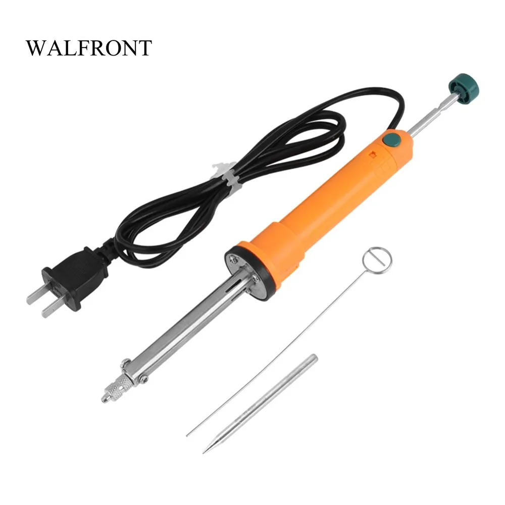 

WALFRONT Electric Vacuum Soldering Iron Gun Sucker Welding Desoldering Pump 36W 220V Solder Iron Pen Repair Tool Kit Color Radom