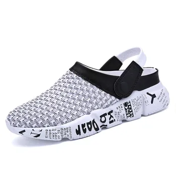 

Men beach shoes,Slip On Garden Shoes Lightweight Beach Sandals For Men Sneakers Slippers Men Shoes Big Size 39-46