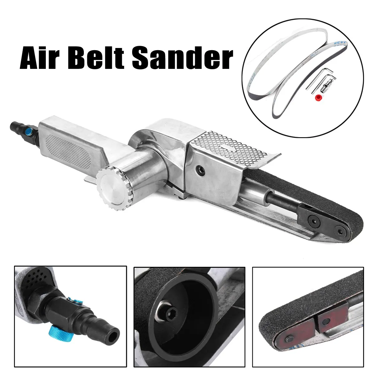 

High Quality Premium Air Belt Sander Sanding for Buffing Assorted Vehicle Car Pneumatic Tools 20mmx520mm
