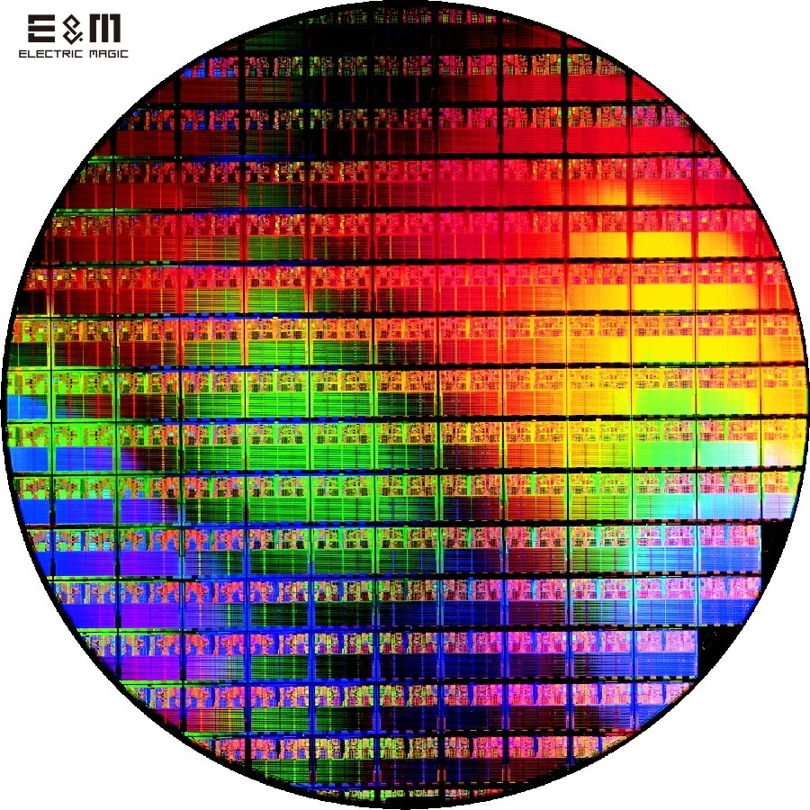 

8 Inch Silicon Wafer Integrated Circuit Uncut Geek Toy Ornament Single Crystal Plate Chip Double Side Polished Si Wafer IC