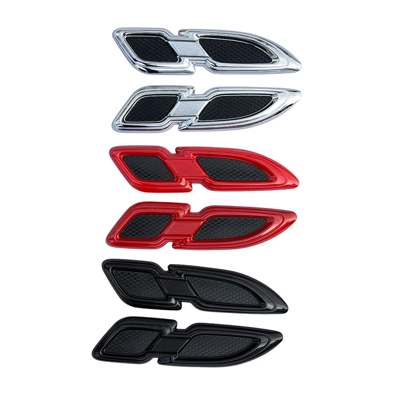 Новый 3d стикер автомобильный Стайлинг Vent Air Flow Fender наклейка для автомобиля Fordfusion