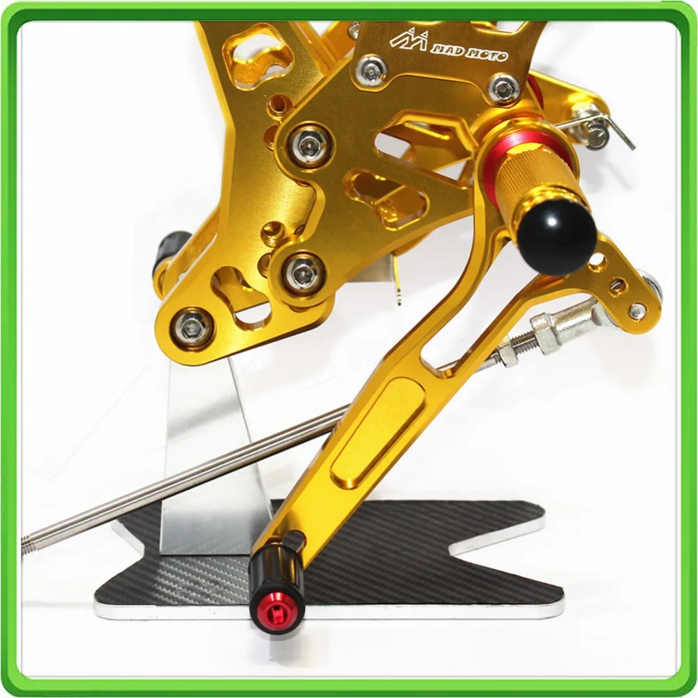 CNC Adjustable Rear Sets Rearset Footrest Foot Rest Pegs for Suzuki SV650 SV650S 2016 2017 2018 (46)