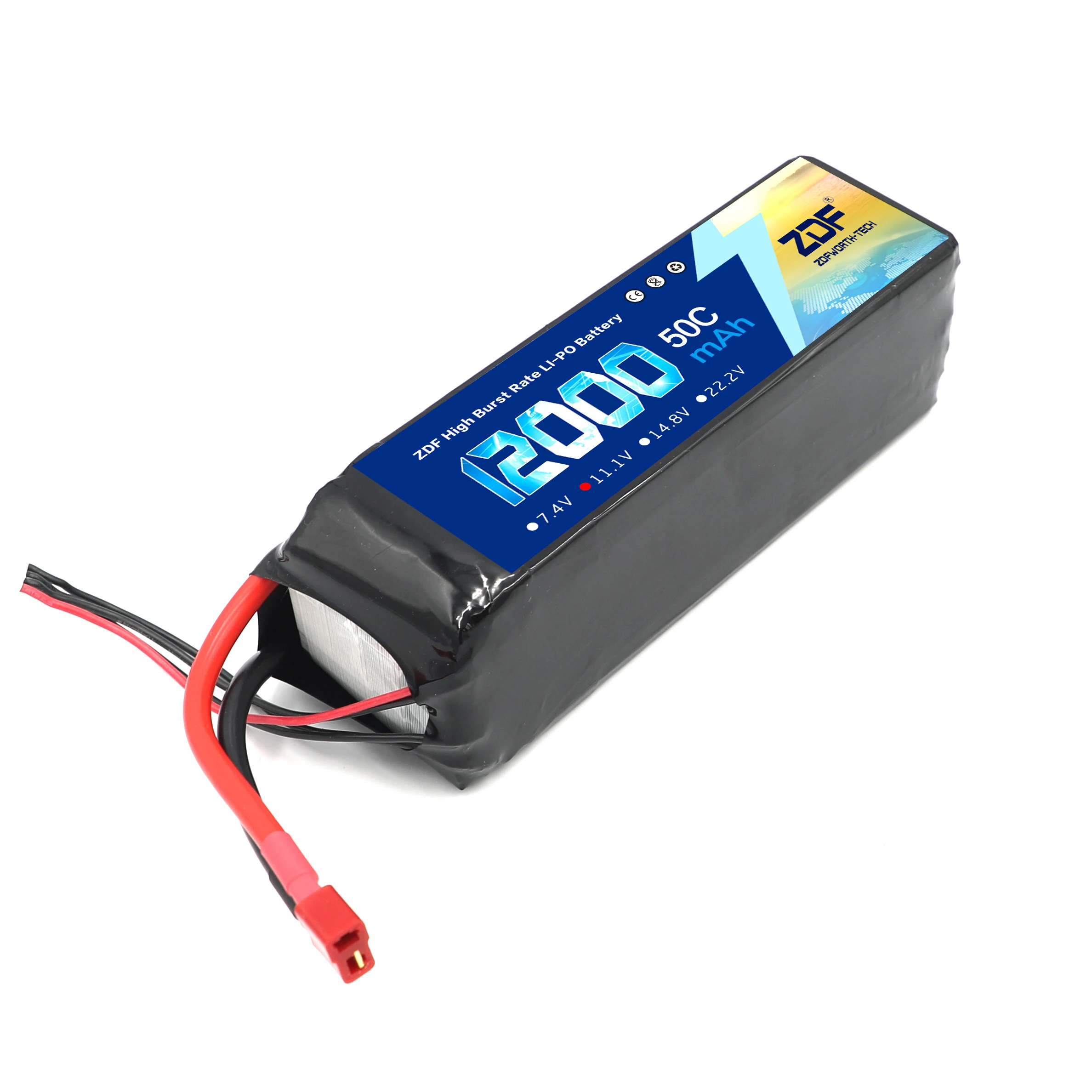 ZDF Lipo 4S 5s 6S аккумулятор 14,8 V 18,5 V 22,2 V 12000mAh 50C MAX 100C для радиоуправляемого вертолета Дрон AKKU самолет FPV uav Автомобильная лодка Lipoly