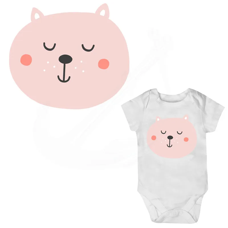 

Cartoon Smiling face child stickers Iron on patches DIY baby T-shirt Sweater thermal transfer paper Patch for clothing