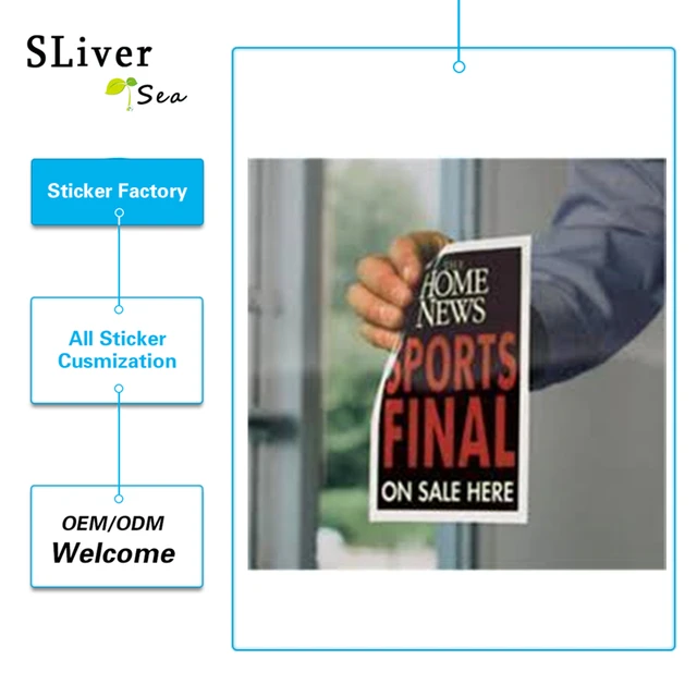 Custom Static Non Adhesive Sticker Car Window Removable Custom Static Non Adhesive Sticker Car Window Removable With Over 20 Years Production