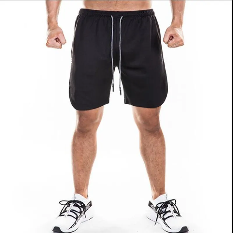 Новые мужские баскетбольные, спортивные, тренировочные, для тренажерного зала, для фитнеса, быстро пробуют, удобные шорты, штаны для бега - Цвет: black