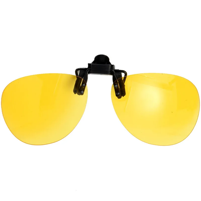 Унисекс антибликовые поляризованные прикрепляемые солнцезащитные очки близорукие вождения ночного видения линзы Anti-UV400 Велоспорт солнечные очки клип