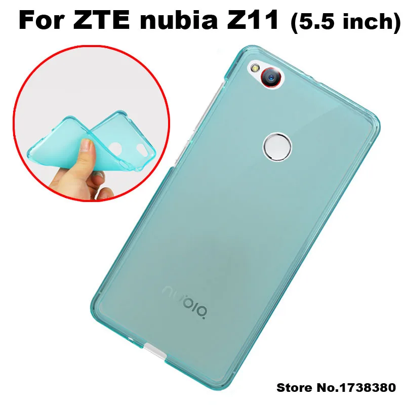 

ZTE nubia Z11 Case Cover 4 Colors Matte TPU Soft Back Cover Phone Case For ZTE nubia Z11 Back Cover Case (5.5 inch)