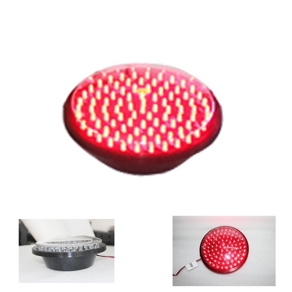 

Traffic Signal Light Module 200mm Diameter 8 Inch Red Stop Sign Road Safety Light DC 12 V Cheap LED Cluster