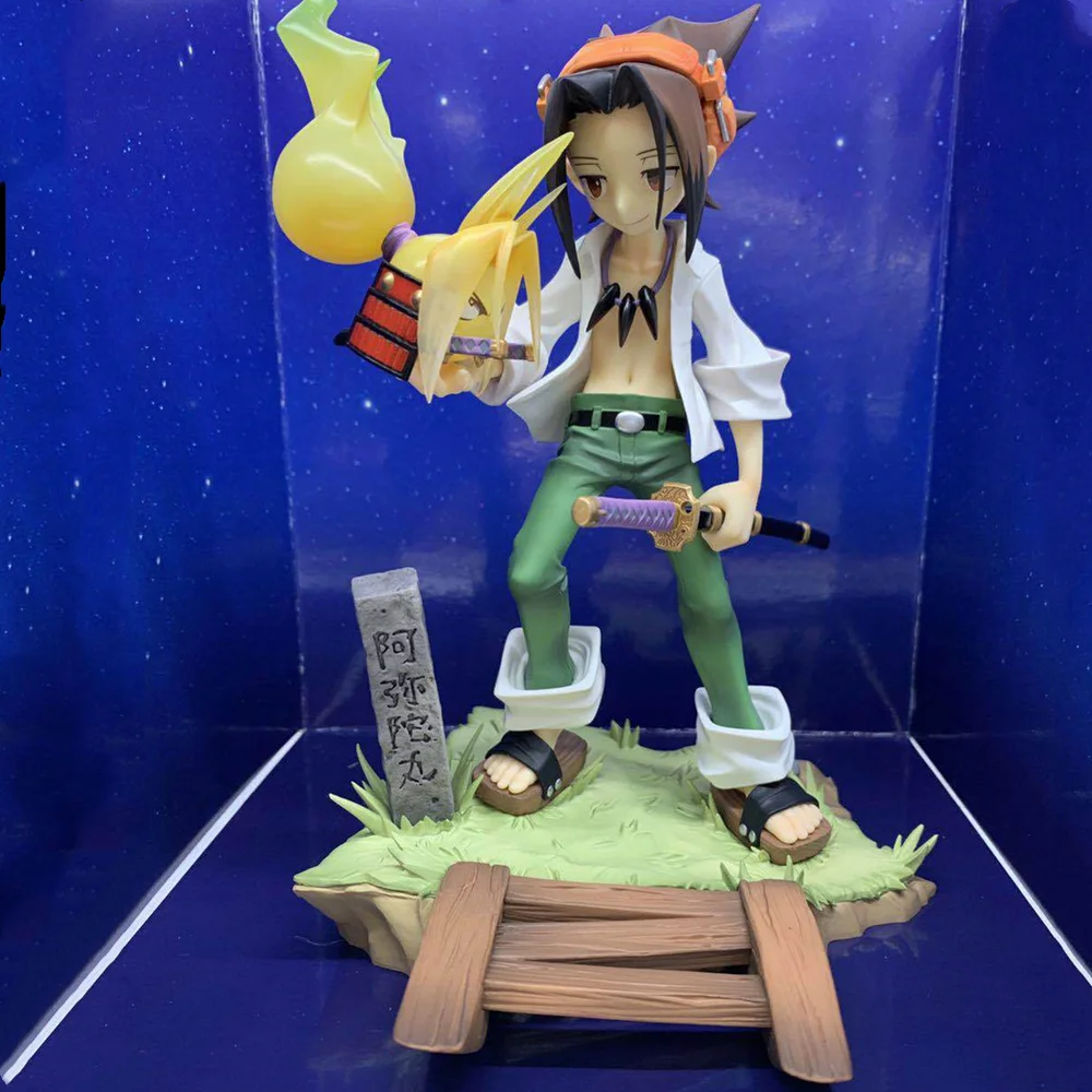 Shaman King Yoh Asakura AMIDAMARU игрушки ARTFX J Brinquedos фигурка Juguetes Коллекционная модель подарок
